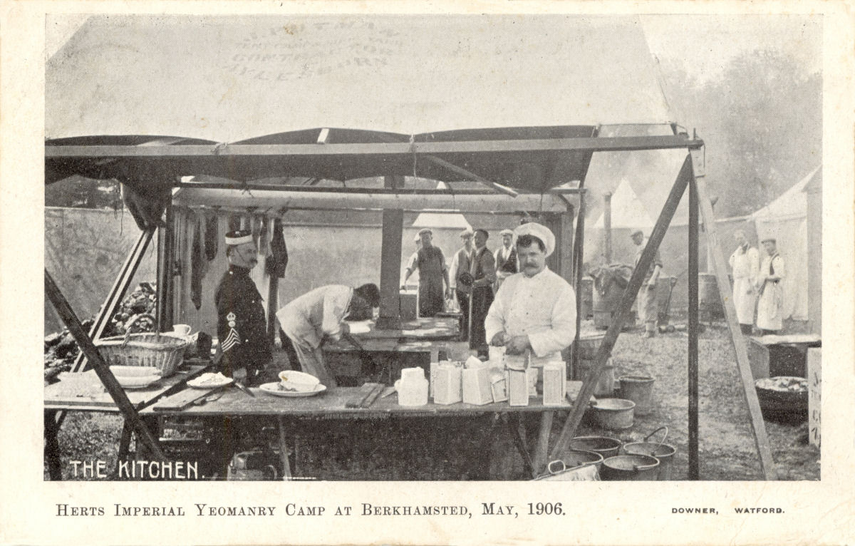 Military Training Camp, Berkhamsted, 1906 (Hertfordshire Genealogy)